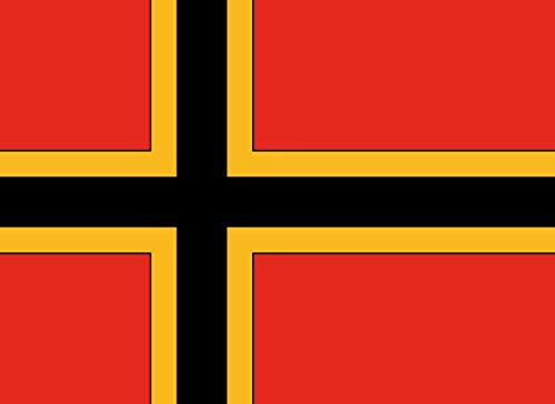DIPLOMAT Flagge Entwurf Einer Flagge für die Bundesrepublik Deutschland von Ernst Wirmer | Querformat Fahne | 0.06m² | 21x29cm für Flags Autofahnen