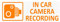 5 x Small In Car Camera Recording Stickers-See Colour Availability-Orange,Red or White Printed-CCTV Sign-Van,Lorry,Truck,Taxi,Bus,Mini Cab,Minicab-Security-Window,External,Tinted-Go Pro,Dashcam (Orange on Clear - Window Version)