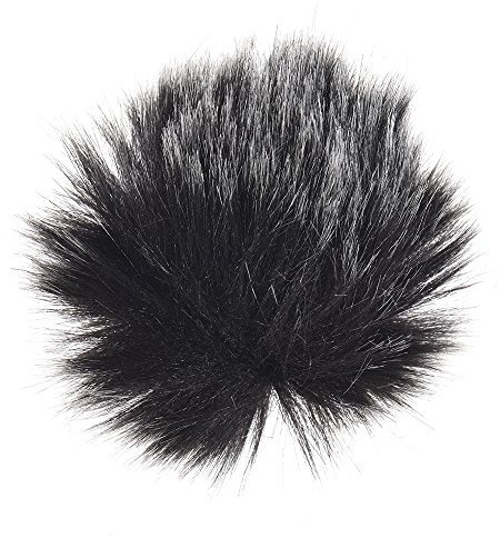 Andoer Furry Outdoor Microphone Windscreen Muff Mini Lapel Lavalier Microphone Windshield