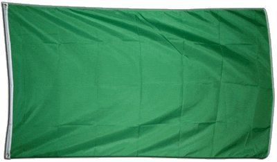 Flagge Einfarbig Grün - 90 x 150 cm