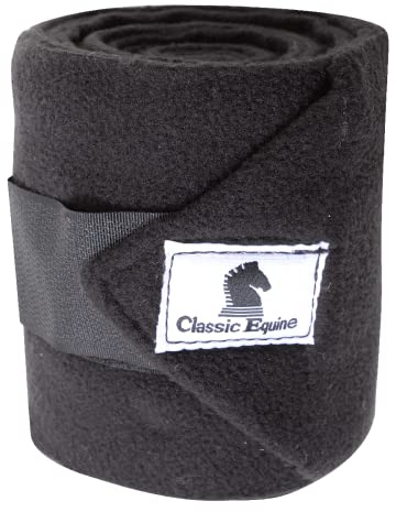 Classic Equine Classic Polo Wraps, Schwarz