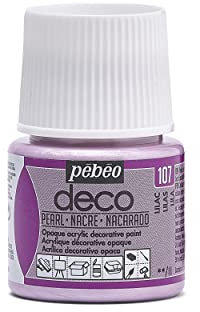 Pébéo 285107 Déco Acrylique 1 Flacon NACRE 45ML LILAS
