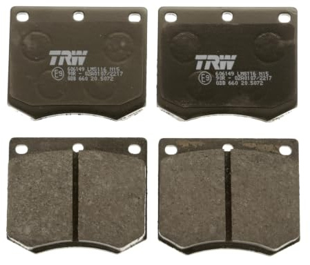 TRW GDB660 Bremsbelagsatz, Scheibenbremse | Kompatibel mit: AC ME, FORD CAPRI I, CAPRI II, CAPRI III, CONSUL, CONSUL Coupe, CONSUL Turnier, CORTINA, CORTINA Coupe