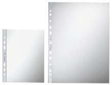 Leitz 4790-00-00 Prospekthüllen A4, 500er Sparpack genarbt A4/90µ geprägt oben offen PP Inh.500
