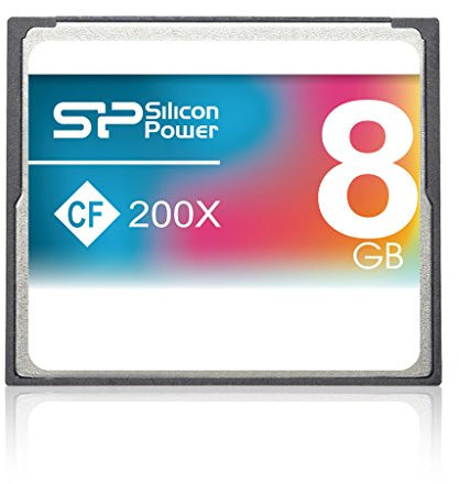 Silicon Power CompactFlash Memory Card 200x 8 GB