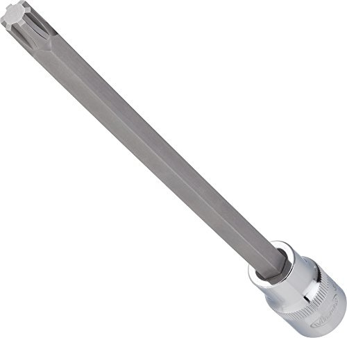 VIGOR Schraubendrehereinsatz, V2230, 1/2″, Innen Keilprofil Ribe-CV | Antrieb 1/2 Zoll (12,5 mm) Vierkant hohl, Abtrieb Innen Keilprofil Ribe-CV, Länge l2 200 mm, 180 g, Antrieb: 1/2″