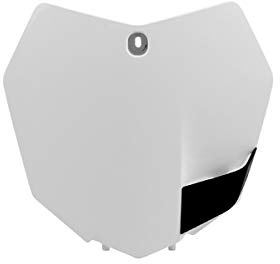Polisport Front Number Plate - White , Color: White 8659100002