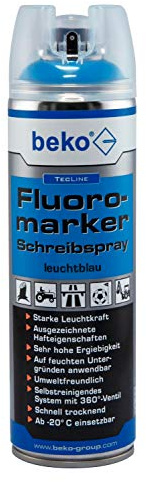 beko TecLine Fluoromarker Schreibspray 500 ml LEUCHTBLAU 294 39 500