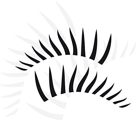 TWINGo Wimpern für Auto Autoaufkleber Autotattoo in Wunschfarbe | KB069