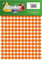 Klebepunkte aus PVC Folie, wetterfest, Markierungspunkte Kreise Punkte Aufkleber (15 mm, orange)