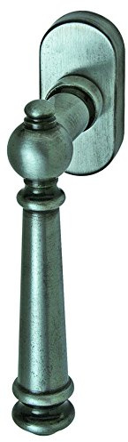 Alpertec Fenstergriff Mount Blance Halbolive Messing Stahlgrau gefärbt Stiftlänge 40 mm Fensterbeschlag, 32875090K1