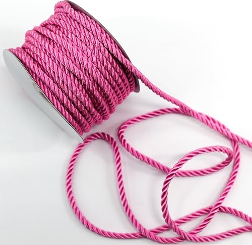 Kordel 15m x 4mm Drehkordel KORDELBAND Dekoband SCHLEIFENBAND Schnur (Pink) …