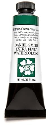 Phthalo Green (Yellow Shade) Series 2, 15ml Tube Daniel Smith Extra Fine Watercolour