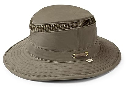 Tilley T5MO Organic Airflo Hat, Olive, Size 7