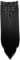 CAISHA XXL 50cm 8 Teile Set CLIP IN EXTENSIONS Nicole Haarverlängerung Haarteil Glatt Schwarz CES100