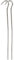 Highlander Steel Wire Tent Peg - Silver, 18 cm