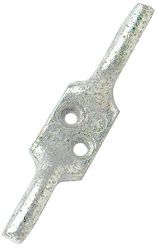Merriway® BH00255 (2 Pcs) Cleat Trailer Hooks, 100 mm (4 inch) Galvanised - Pack of 2 Pieces, Grey
