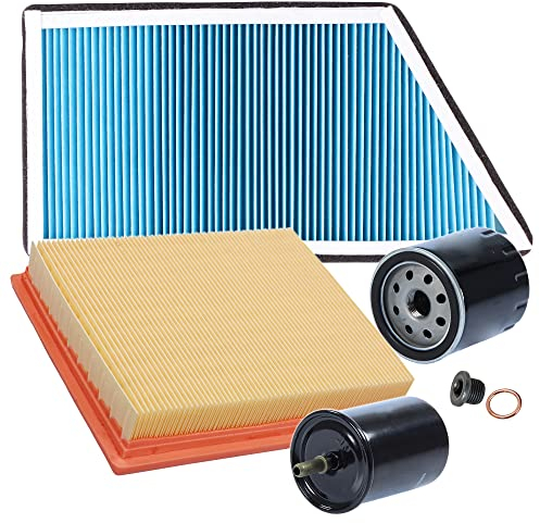 Inspektionspaket SET B 1x Ölfilter 1x Luftfilter 1x Innenraumfilter 1x Kraftstofffilter 1x Ölablass-Schraube 1x Dichtring für Ölablass-Schraube