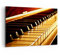 Wandbilder Dekoration Wohnzimmer Klavier Musik Konzert Bilder auf Leinwand 120x80cm Leinwandbild Schlafzimmer Küche Deko Wand Kunstdruck Art Groß XXL Wanddeko Bild Wall Decor Canvas AA120x80-2200