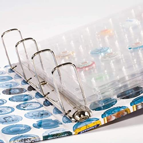 5 recharges transparentes COMPART pour 42 plaques de muselet/capsules de bière