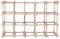 Aranaz 7001 Weinregal aus Buchenholz, 20 Flaschen, 55,5 x 27,5 x 34 cm