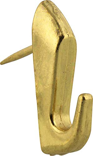 Die Hillman Gruppe 122206 Push Pin Kleiderbügel Messing, 10-pound