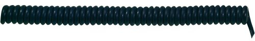 Spiralkabel LAPP X05VVH8-F 73222340 1000 mm / 3000 mm 3 G 0,75 mm² schwarz 1 Stück