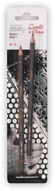 Conté à Paris Graphite HB and 2B Drawing Pencils (Pack of 2)