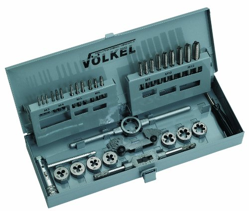 Völkel 49581 HSS-Gewindeschneider-Set, 3-12 mm