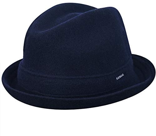 Kangol Herren Wool Player Cap Filzhut, Dunkelblau, SMALL