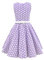 BlackButterfly Bambini Abito Vintage a Pois Anni '50 Audrey (A Pois - Viola, 13-14 Anni)