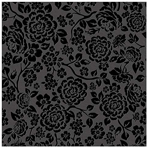 murando - Vlies Tapete - Deko Panel Fototapete - Wandtapete - Wand Deko - 10 m Tapetenrolle - Mustertapete - Wandtapete - modern design - Dekoration - dunkle Rosen Blumen f-A-0040-j-b