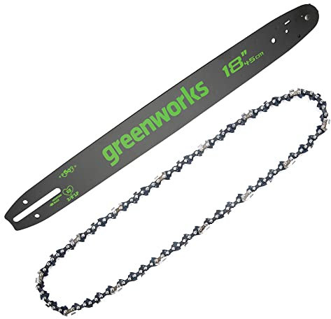 Greenworks 18-Inch Chainsaw Bar & Chain Combo 2904102