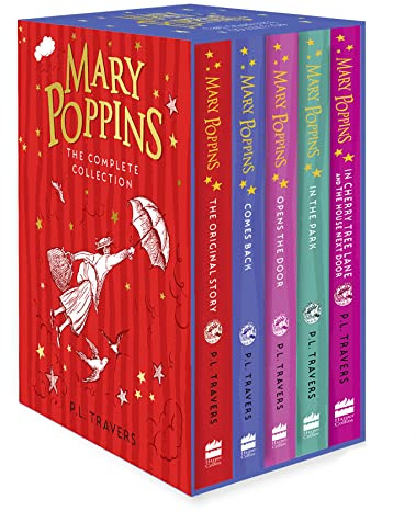 Mary Poppins – The Complete Collection Box Set: Mary Poppins, Mary Poppins Comes Back, Mary Poppins Opens the Door, Mary Poppins in the Park, Mary ... Lane / Mary Poppins and the House Next Door