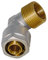 WIROFLEX | Winkel inklusive Adapter | Klemmring | Komplettlösung | Schraubsystem | Fitting 20 mm x 3/4 AG