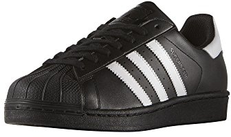adidas Originals Superstar Foundation 140, Scarpe da Ginnastica Uomo, Nero Core Black/Ftwr White/Core Black, 40 EU