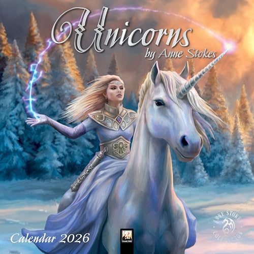 Unicorns by Anne Stokes – Einhörner von Anne Stokes 2026 – Original Flame Tree Publishing-Kalender [Kalender] (Wall-Kalender)