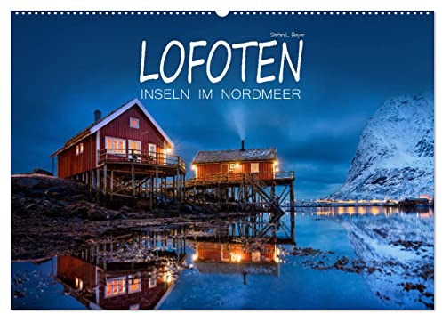 Lofoten - Inseln im Nordmeer (Wandkalender 2026 DIN A2 quer), CALVENDO Monatskalender: Landschaften auf den Lofoten im Wandel der Jahreszeiten (CALVENDO Natur)