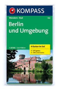 KOMPASS Wanderkarte Berlin und Umgebung: Wanderkarten-Set mit Radrouten. GPS-genau. 1:50000