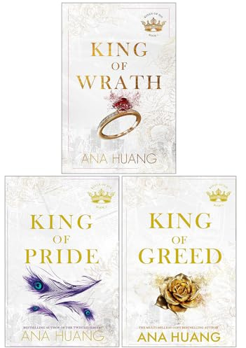 Ana Huang Kings of Sin Series 3 Books Collection Set (King of Wrath, King of Pride, King of Greed)