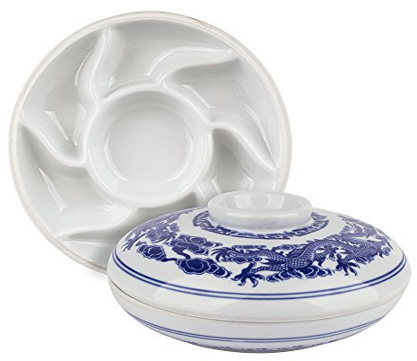 Jackson's : Ceramic Palette : 8.25in Diameter : 3in Deep with Lid (APX.21x8cm)