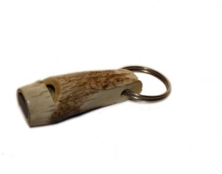 Hund natürlich Mini Hundepfeife aus Horn, Hirschhorn