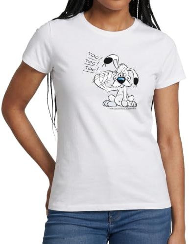 Asterix & Obelix Idefix Klopft TOC TOC Frauen T-Shirt