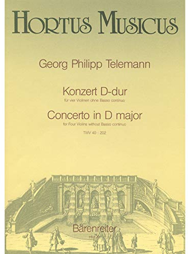 Concerto - 4 Violinen ohne Bass - Set