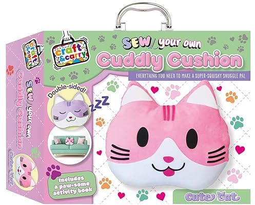 Bookoli Sew Your Own Kuschel-Katzen-Kissen-Set