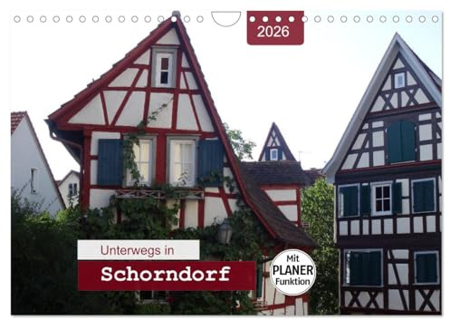 Unterwegs in Schorndorf (Wandkalender 2026 DIN A4 quer), CALVENDO Monatskalender: Ein Bummel durch die DAIMLER-Stadt - mit PLANER-Funktion (CALVENDO Orte)