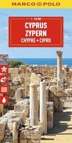 MARCO POLO Reisekarte Zypern 1:150.000: Straßenkarte und Autokarte mit sehenswerten Strecken, Highlights und digitaler Erweiterung (Marco Polo Maps)