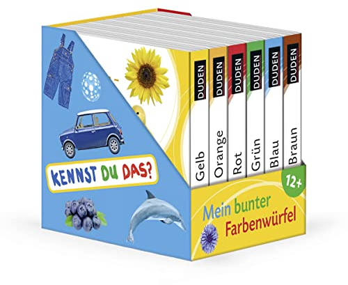 Duden 12+: Kennst du das? Mein bunter Farbenwürfel: 6 Mini-Bücher (Würfel) (Pappbilderbuch Bücher-Würfel, Band 2)