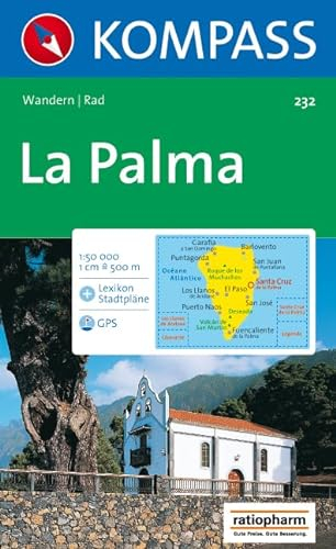 Kompass Karten, La Palma: Wanderkarte mit Kurzführer, Stadtplänen und Radrouten. GPS-geeignet. 1:50000 (KOMPASS Wanderkarte, Band 232)