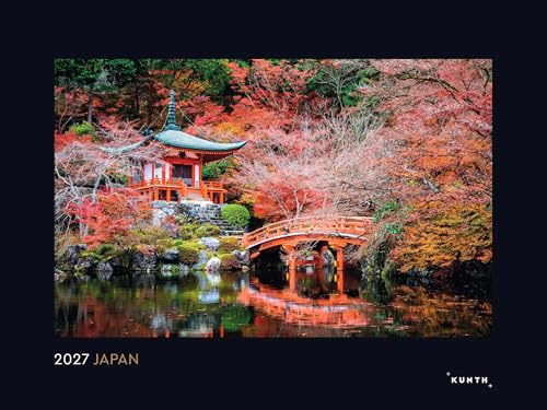 Japan - KUNTH Wandkalender 2027: Hochwertiger, bildstarker Kalender mit Spiralbindung im Großformat (KUNTH Wandkalender Black Edition 60 x 45 cm)